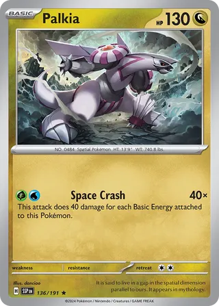 Palkia 136/191 - Surging Sparks