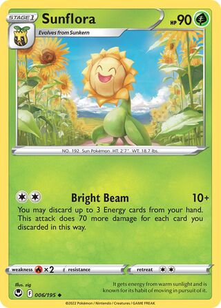 Sunflora 006/195 - Silver Tempest
