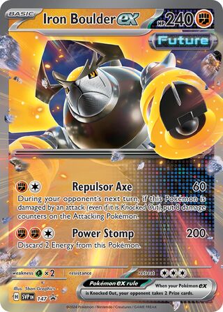 Iron Boulder ex 147 - Scarlet & Violet Promos