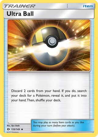 Ultra Ball 135/149 - Sun & Moon Base