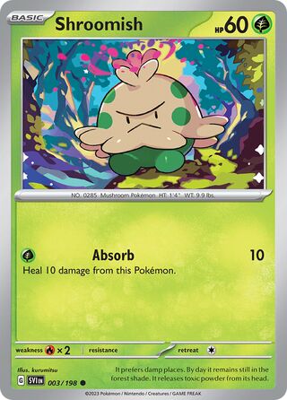Shroomish 003/198 - Scarlet & Violet Base