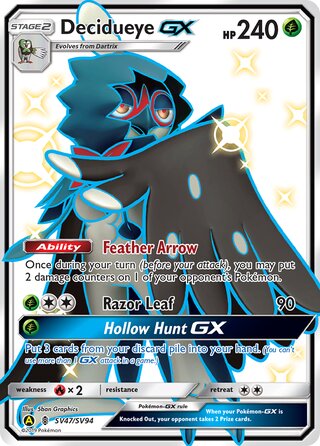 Decidueye-GX SV47/SV94 - Hidden Fates