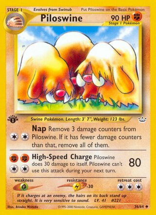 Piloswine 36/64 - Jungle