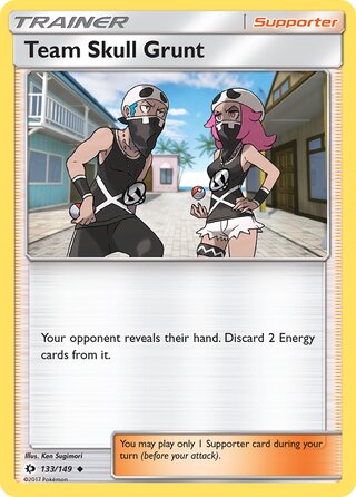Team Skull Grunt 133/149 - Sun & Moon Base