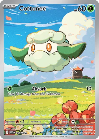 Cottonee 090/086 - White Flare