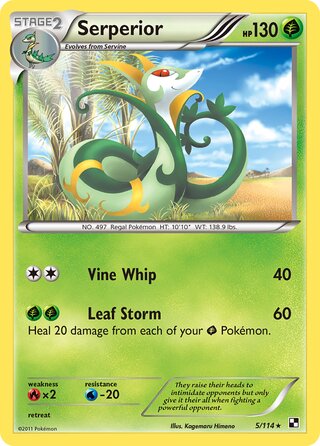 Serperior 5/114 - Bllack & White Base