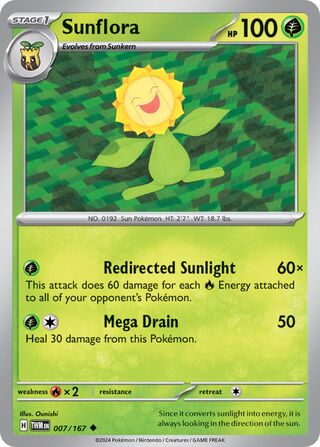 Sunflora 007/167 - Twilight Masquerade