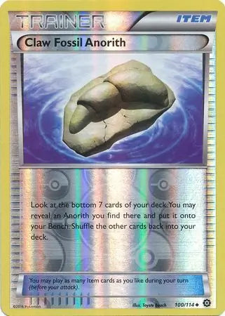 Claw Fossil Anorith 100/114 - Steam Siege