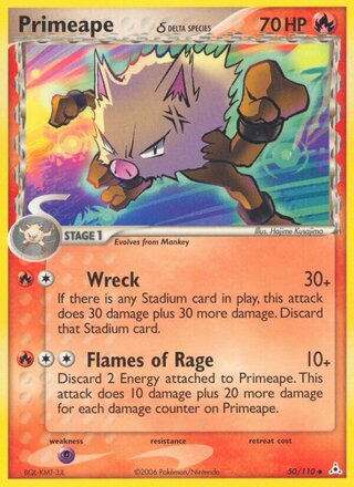 Primeape 50/110 - Holon Phantoms