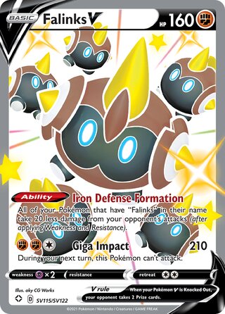 Falinks V SV115/SV122 - Shining Fates