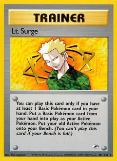 Lt. Surge 101/132 - Gym Heroes