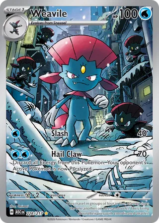 Weavile 228/217 - Ascended Heroes