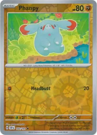 Phanpy 102/191 - Surging Sparks