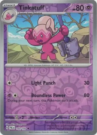 Tinkatuff 103/193 - Paldea Evolved