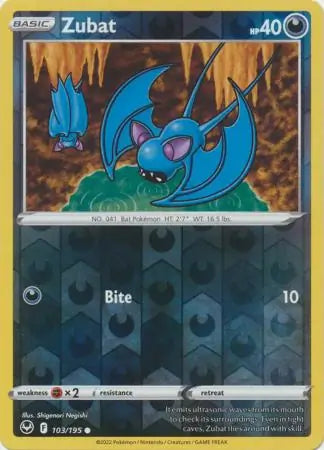 Zubat 103/195 - Silver Tempest