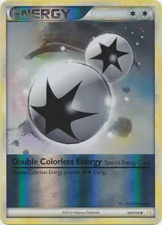 Double Colorless Energy 103/123 - HeartGold & SoulSilver