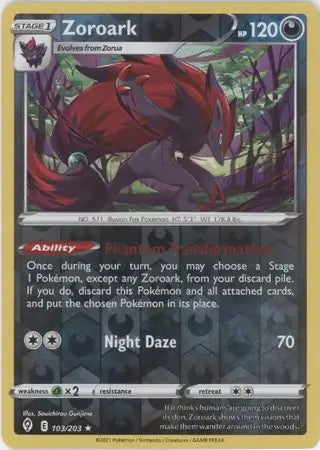Zoroark 103/203 - Evolving Skies