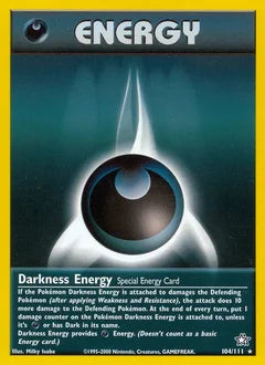 Darkness Energy 104/111 - Neo Genesis