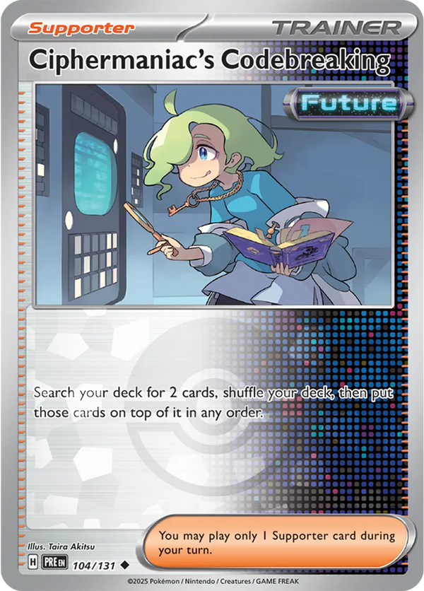 Ciphermaniac's Codebreaking 104/131 - Prismatic Evolutions