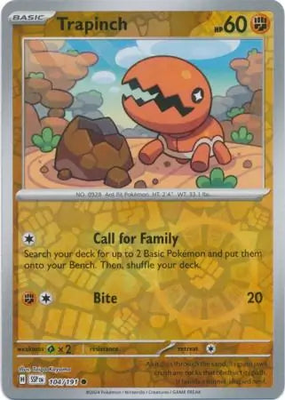 Trapinch 104/191 - Surging Sparks