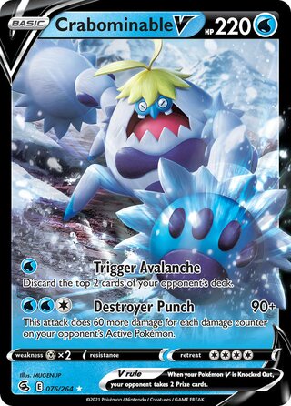 Crabominable V 076/264 - Fusion Strike