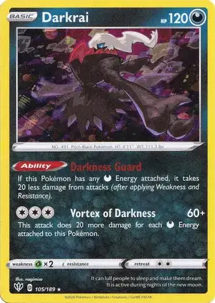 Darkrai Cosmos Holo 105 - Miscellaneous Promos