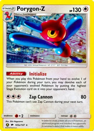 Porygon-Z 105a - Alternate Art Promos