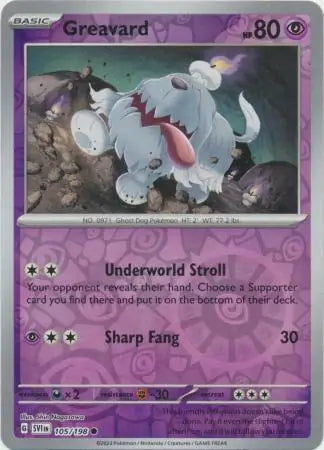Greavard 105/198 - Scarlet & Violet Base