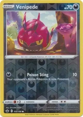 Venipede 105/198 - Chilling Reign