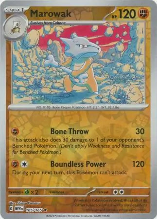 Marowak 105/165 - Scarlet & Violet 151