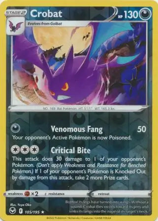 Crobat 105/195 - Silver Tempest