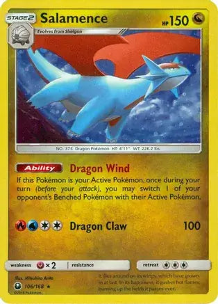 Salamence Cosmos Holo 106 - Miscellaneous Promos