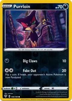 Purrloin 106/189 - Darkness Ablaze