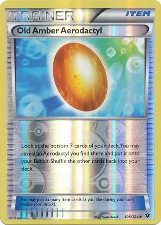 Old Amber Aerodactyl 106/124 - Fates Collide