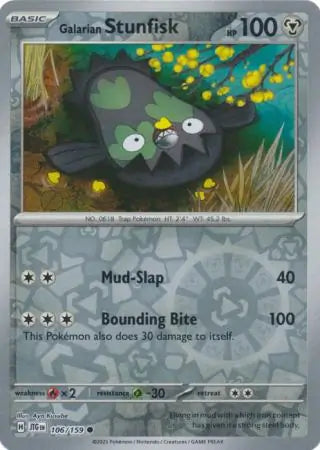 Galarian Stunfisk 106/159 - Journey Together