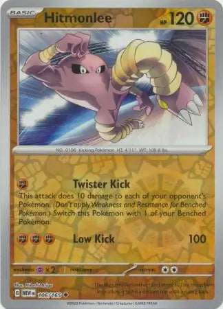 Hitmonlee 106/165 - Scarlet & Violet 151