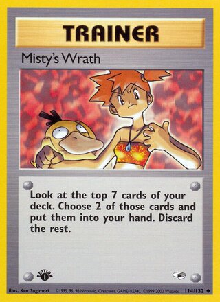 Misty's Wrath 114/132 - Gym Heroes