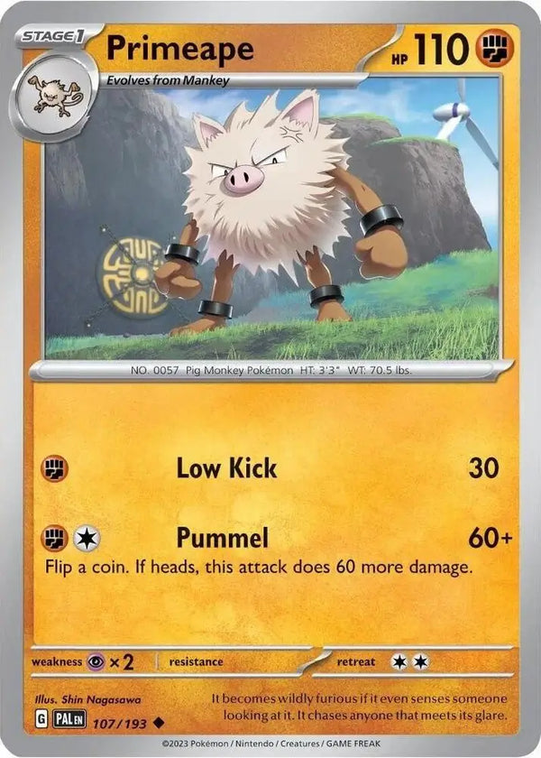 Primeape Cosmos Holo 107 - Miscellaneous Promos