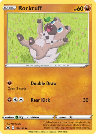Rockruff 109/196 - Lost Origin