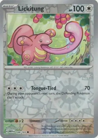 Lickitung 108/165 - Scarlet & Violet 151