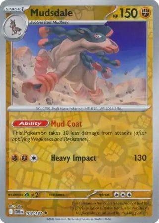 Mudsdale 108/182 - Destined Rivals