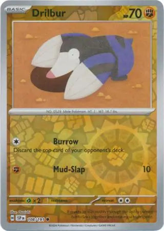 Drilbur 108/191 - Surging Sparks