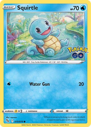 Squirtle 015/078 - Pokémon GO