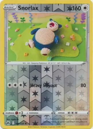 Snorlax 109/159 - Crown Zenith
