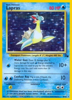 Lapras 10/62 - Fossil
