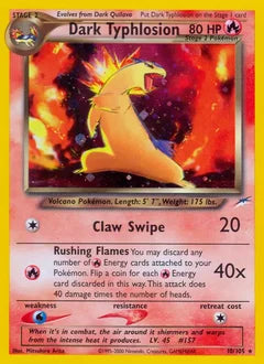 Dark Typhlosion 10/105 - Neo Destiny