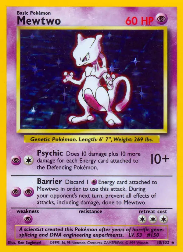 Mewtwo 10/102 - Base Set