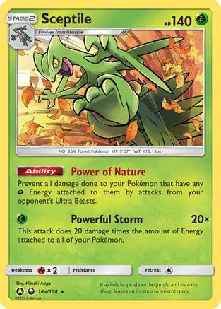 Sceptile 10a - Alternate Art Promos