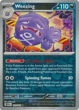 Weezing 110/165 - Scarlet & Violet 151