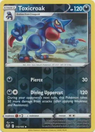 Toxicroak 110/195 - Silver Tempest